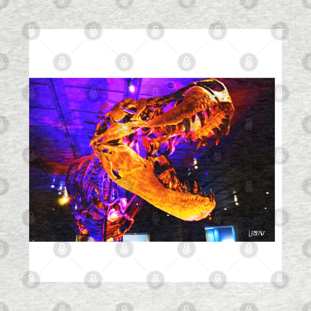the powerful and mighty tyrannosaurus rex in fossil museum wallpaper by jorge_lebeau